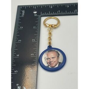 Vintage Bill Moorhead Congressman Keychain Pennsylvania Political Campaign Blue
